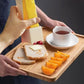 Portable Butter and Cheese Slicer with Automatic Squeeze Dispenser